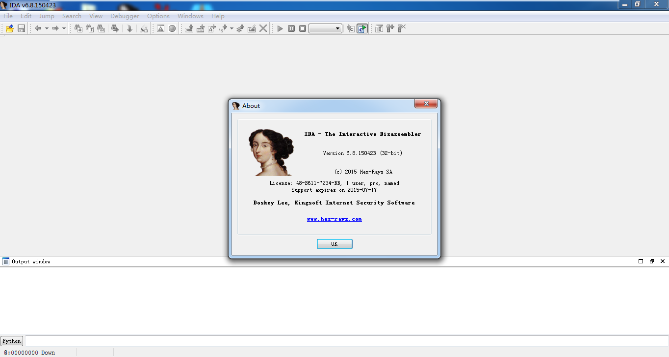 详细阅读:某公司泄露版IDA pro6.8去除局域网检测 某公司泄露版IDA pro6.8去除局域网检测