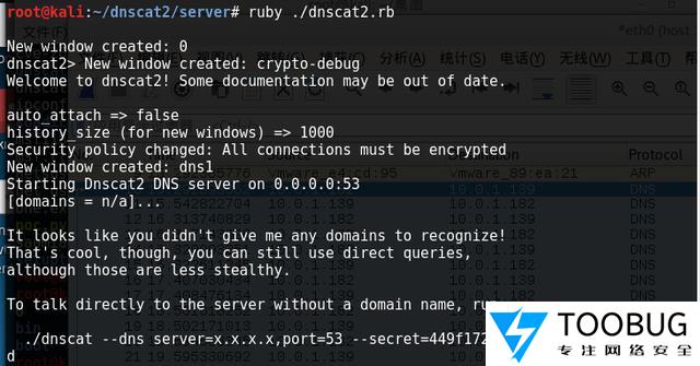 dnscat2 ??一款很神奇的DNS隧道工具