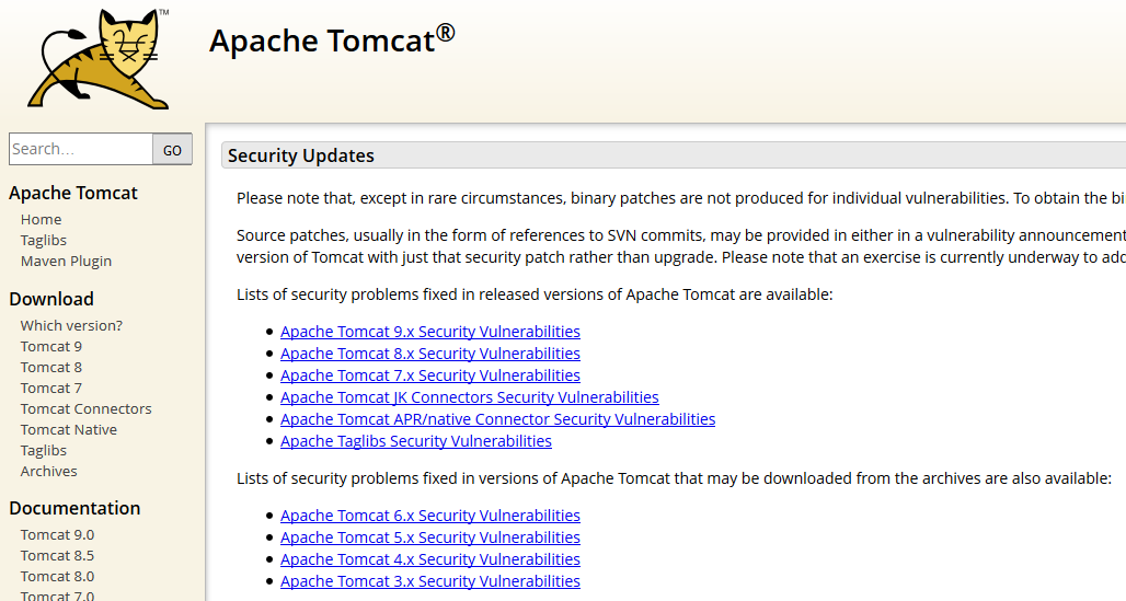 TOMCAT安全测试概要