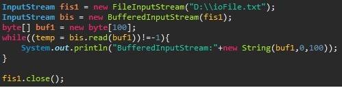 对Java Inputstream的一次采访