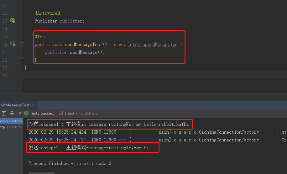 SpringBoot + RabbitMQ 实现"主题模式"