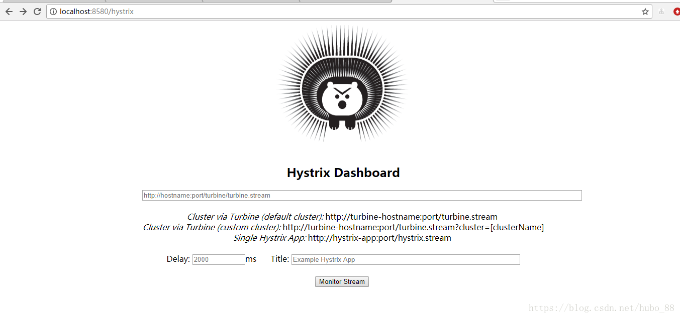 Spring Cloud 应用篇 之 Hystrix Dashboard（断路器监控） 的基本搭建
