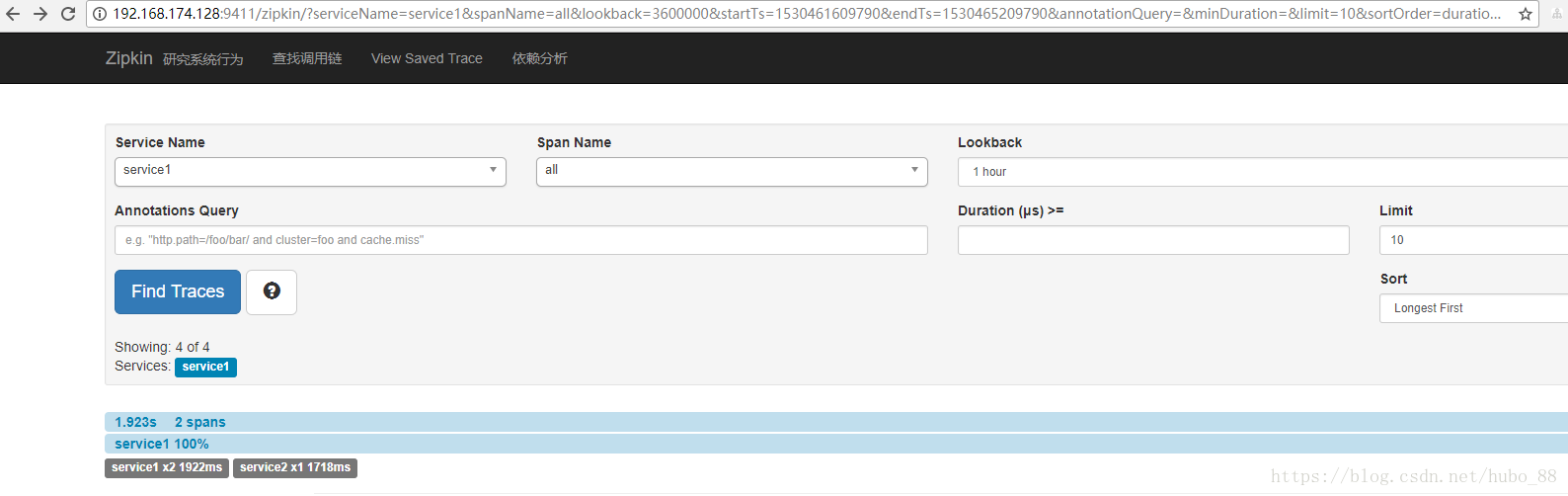 Spring Cloud 应用篇 之 Spring Cloud Sleuth + Zipkin(一)链路监控