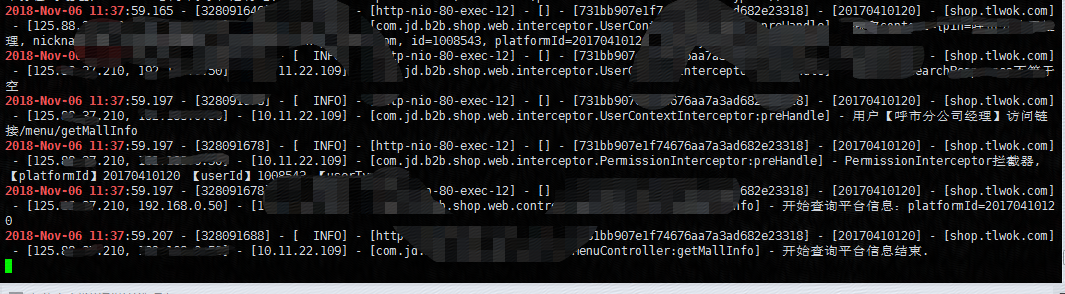 LINUX 使用grep命令查看某个指定时间段的日志