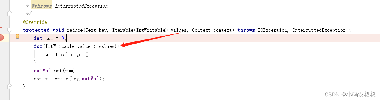 hadoop使用combiner合并操作