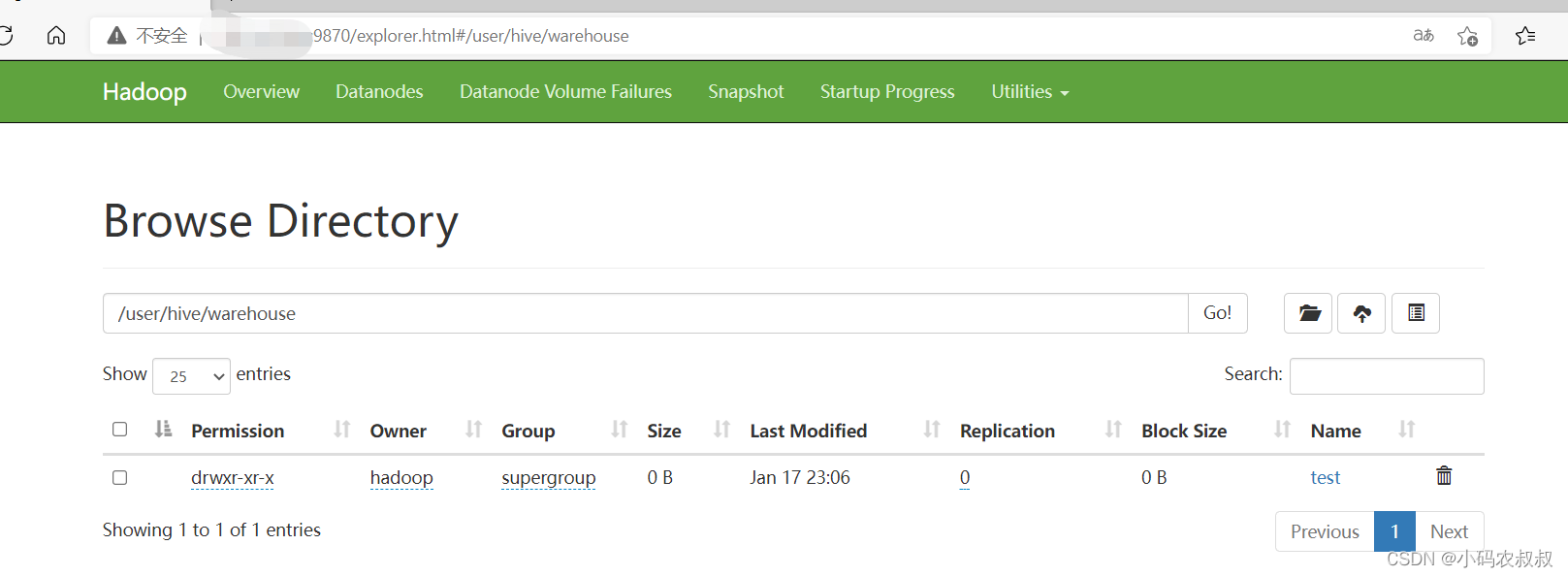 基于单机hdfs安装hive