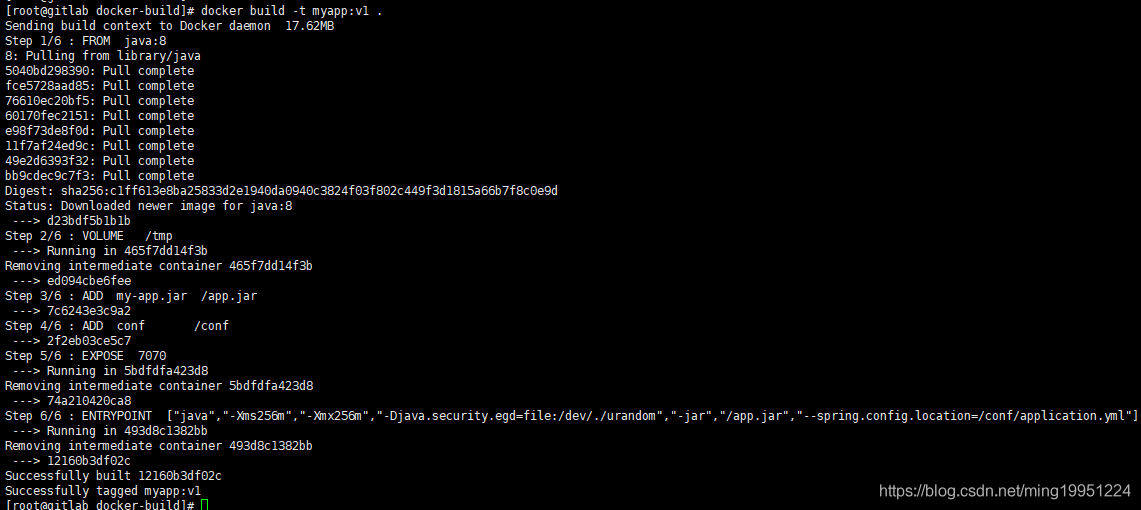 【SpringBoot框架篇】6.docker部署,并挂载配置文件到宿主机上面
