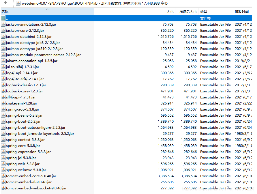 【SpringBoot框架篇】21.对springboot框架编译后的jar文件瘦身