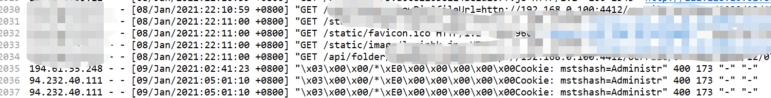使用Java定时重Nginx的日志中获取黑客的ip并加入访问黑名单