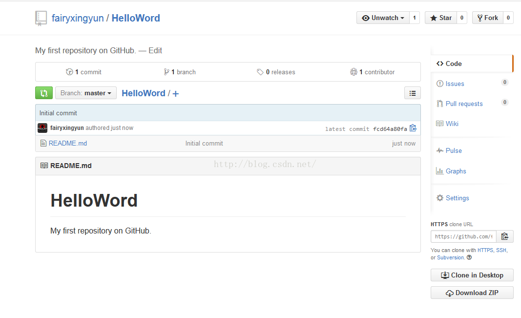 2.GitHub译文之创建一个仓库