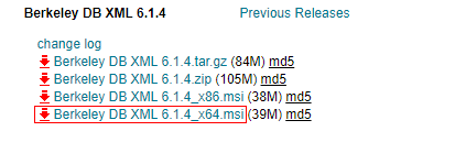 0x01 Berkeley DB XMl Java版 之入门