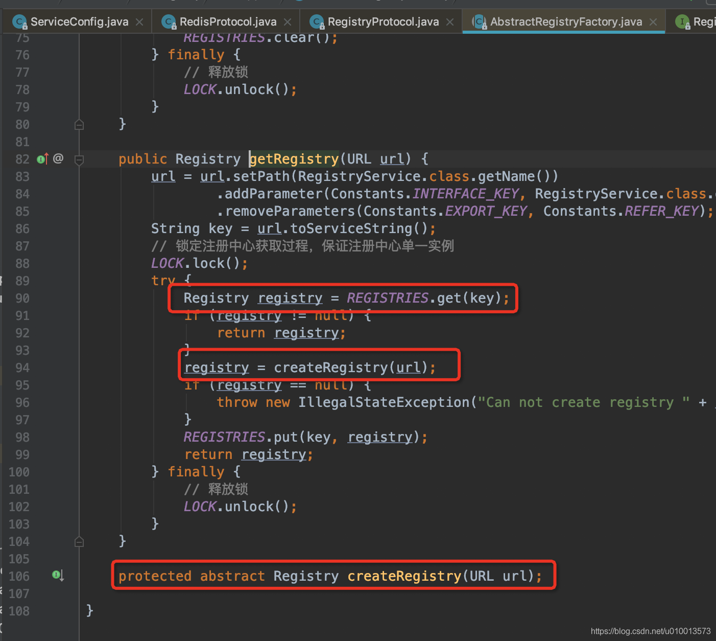 Dubbo源码分析：Register注册中心