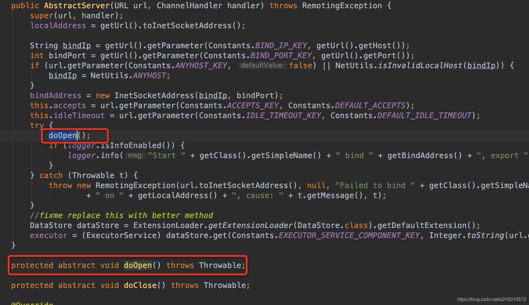 Dubbo源码分析:远程传输remoting