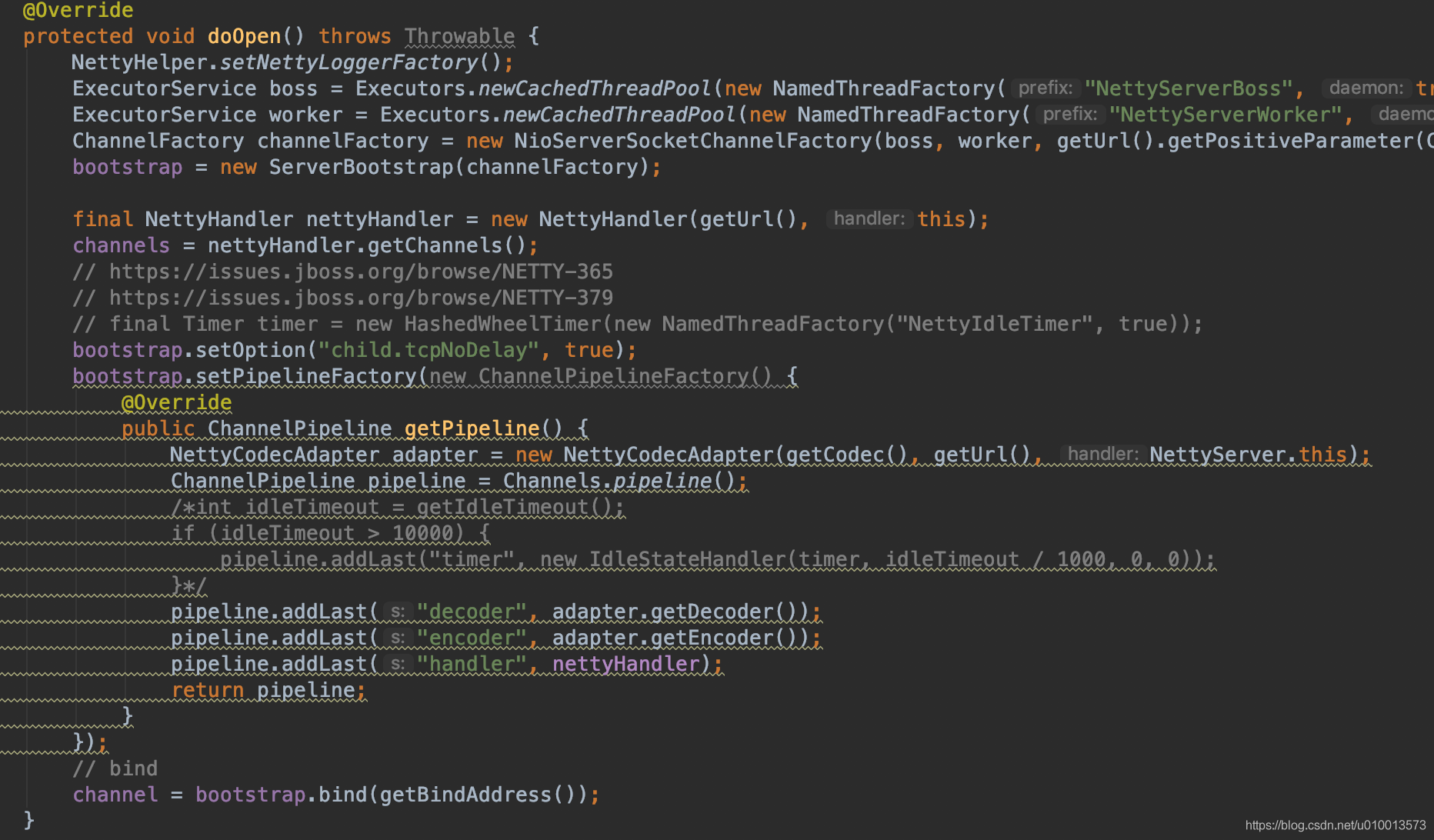 Dubbo源码分析:远程传输remoting