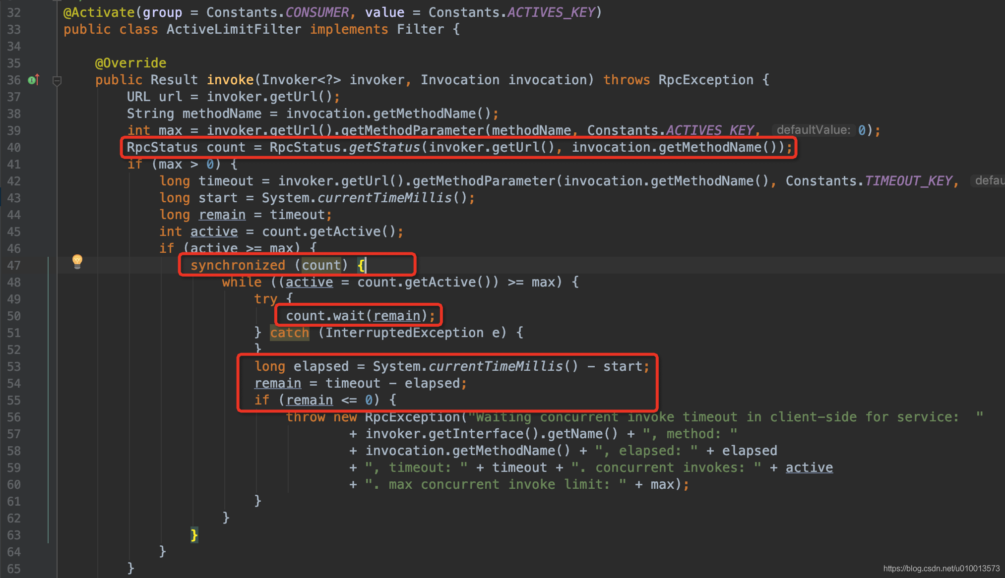 Dubbo源码分析：RPC协议实现-客户端限流