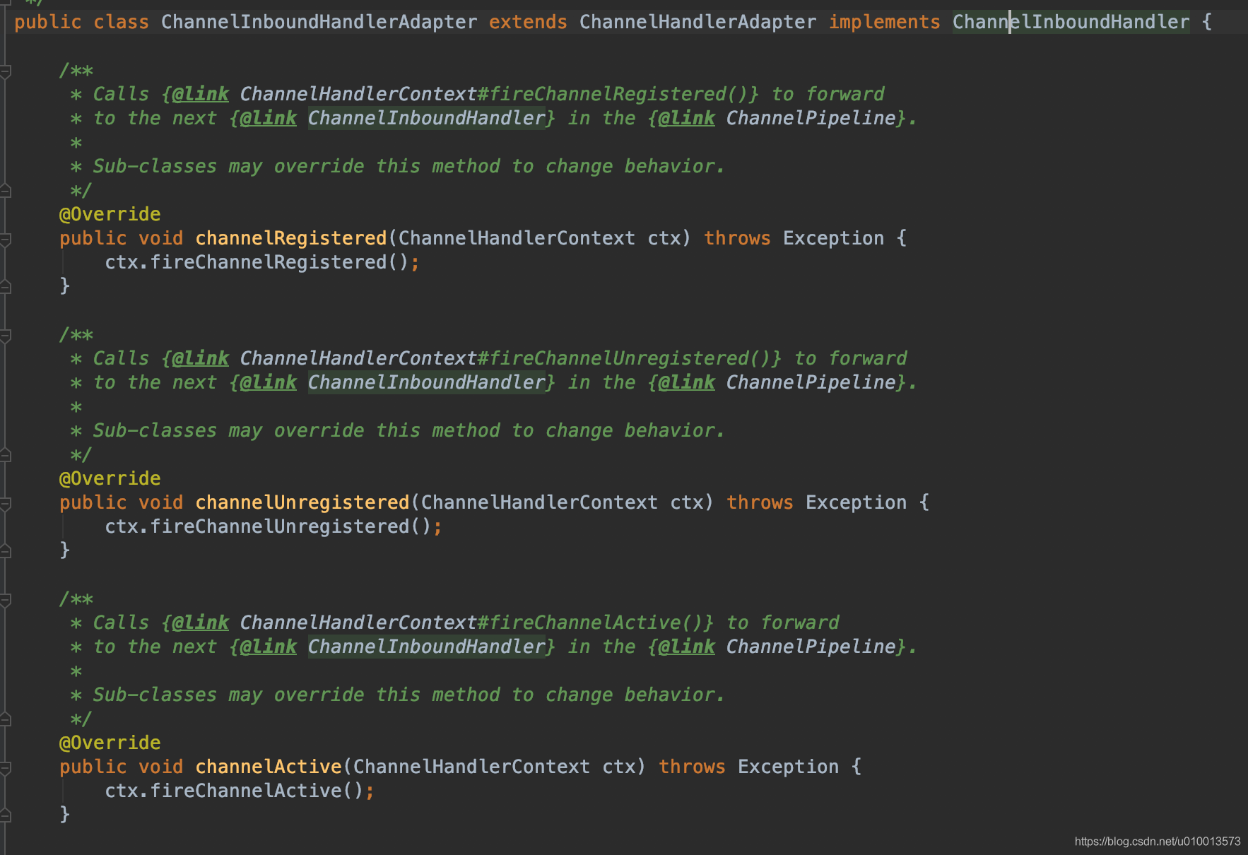 Netty源码分析-数据处理器ChannelInboundHandler和ChannelOutboundHandler