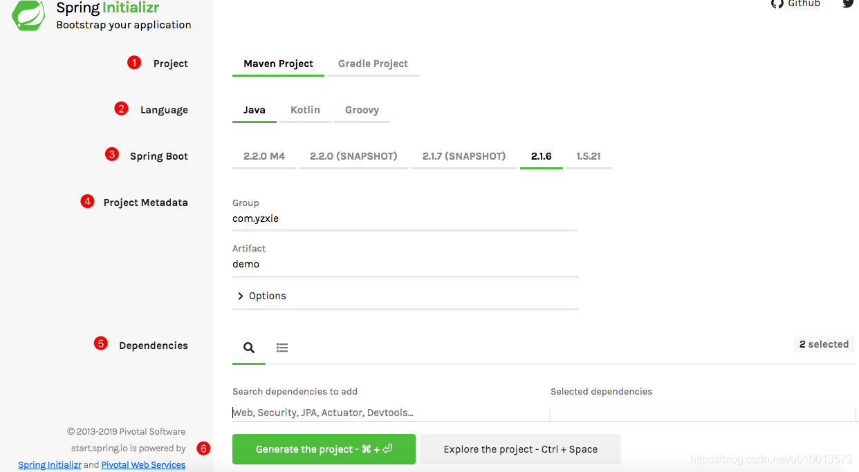 第 3 节 SpringBoot项目搭建方法与项目结构分析