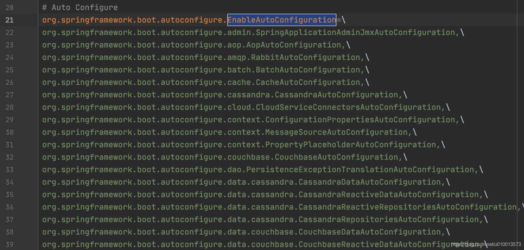 第 9 节 自动配置与@EnableAutoConfiguration注解 第 9 节 自动配置与@EnableAutoConfiguration注解