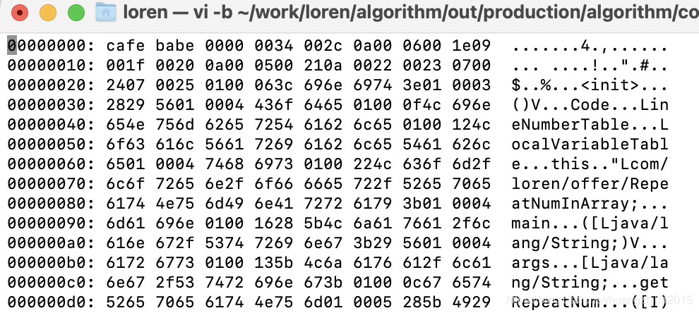 《深入理解Java虚拟机》读书笔记（五）--类文件结构
