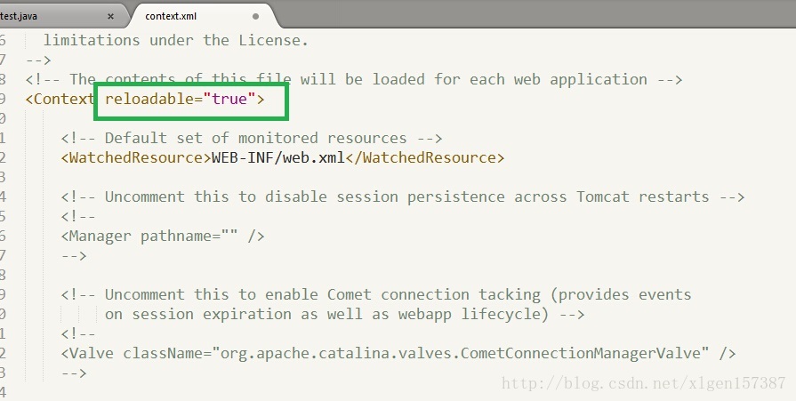 如何配置Tomcat的热启动