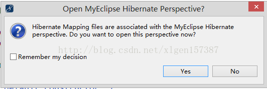 Myeclipse使用hibernate的逆向工程