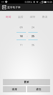 Android小项目蓝牙电子钟