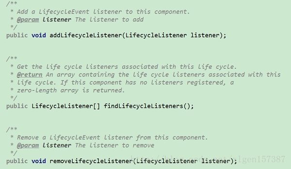 Tomcat的生命周期管理简要分析