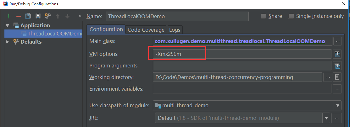 Java多线程编程-（9）-ThreadLocal造成OOM内存溢出案例演示与原理分析
