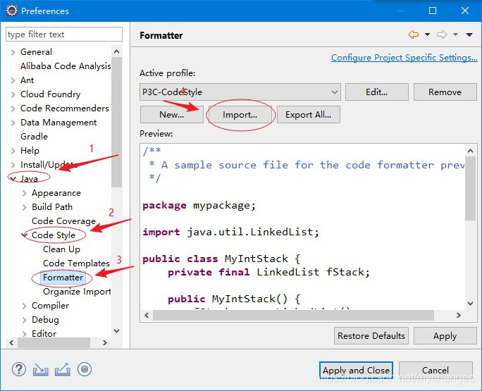 阿里开源共享：IDE导入阿里编码规约格式化模板和注释模板