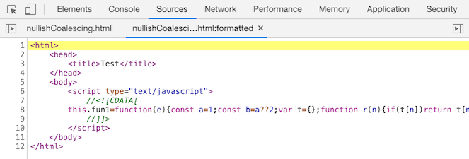 DevTools(Chrome 85)的新功能