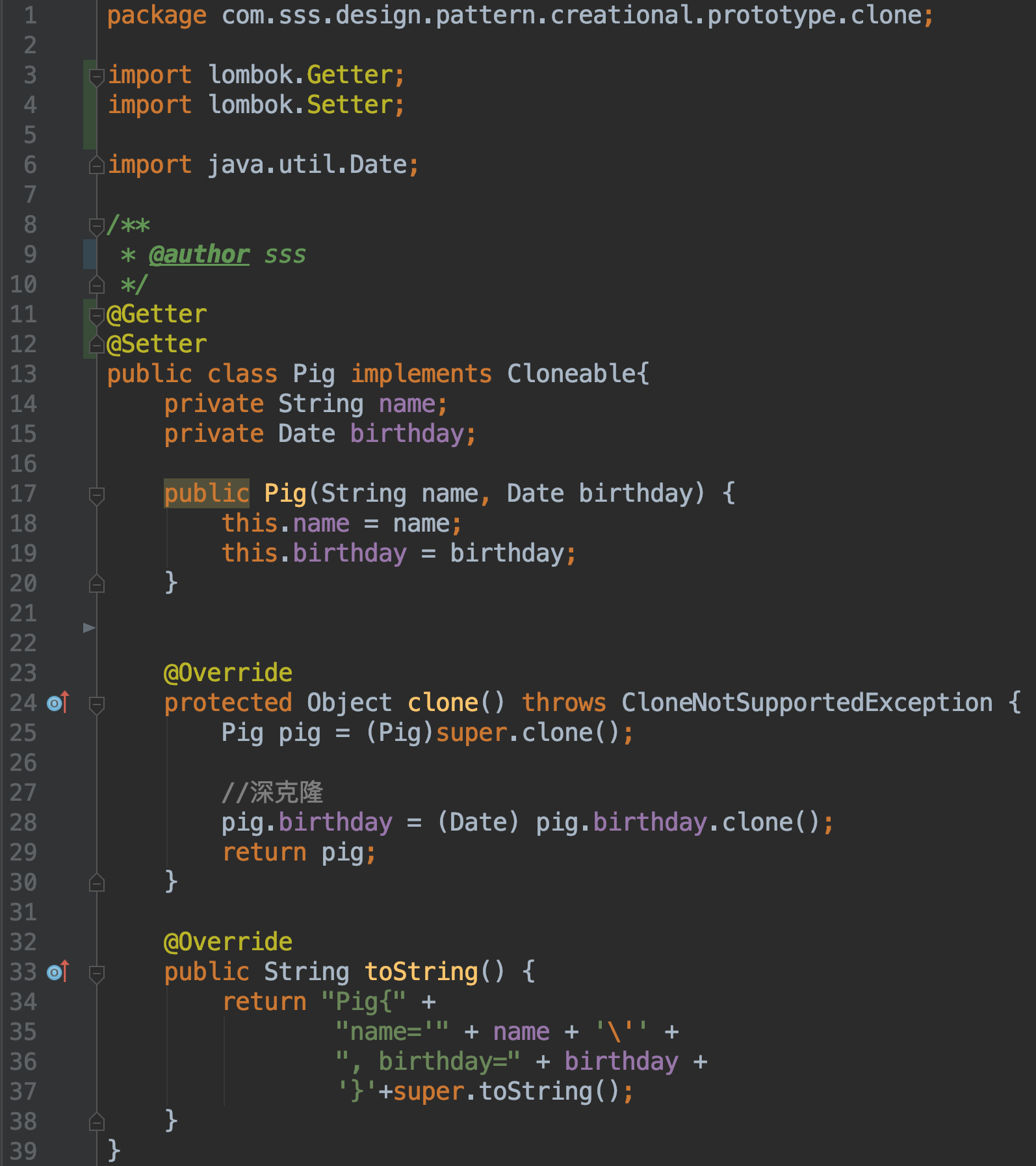 2021设计模式春招面试复习:原型模式