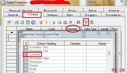 PowerDesigner使用笔记