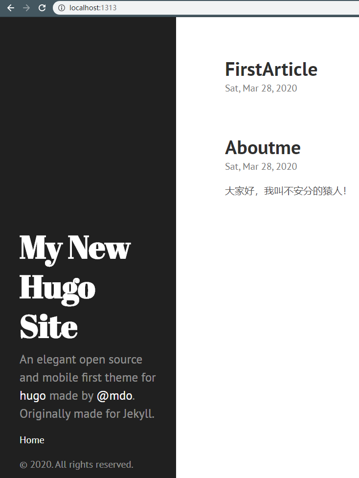 想快速拥有个人网站？来试试这个...