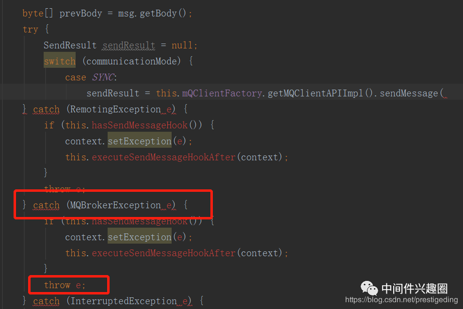 RocketMQ一行代码造成消息发送失败
