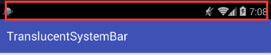 Translucent System Bars-4.4新特性