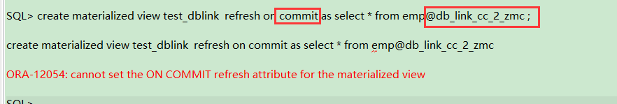 Oracle-Materialized View解读