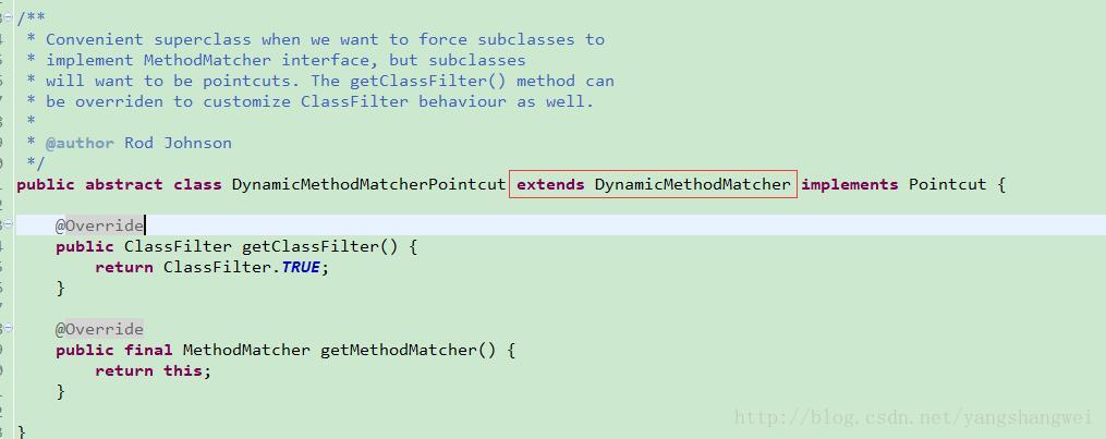 Spring-AOP 动态切面