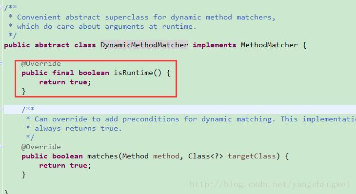 Spring-AOP 动态切面
