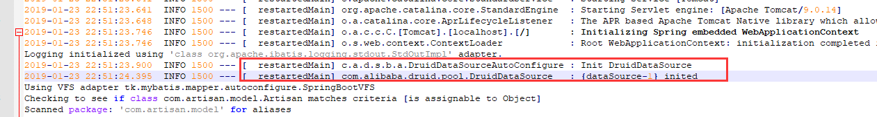 Spring Boot2.x-08Spring Boot2.1.2 整合 Mybatis1.3.2 + 通用Mapper2.1.4 + PageHelper1.2.10 + Druid 1.1.10