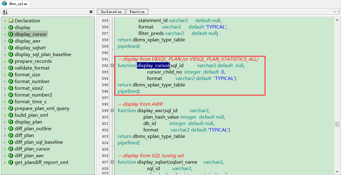Oracle-SQL Explain Plan解读
