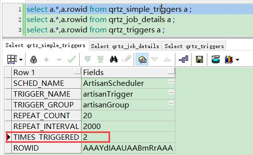 Quartz-任务调度信息持久化到DB中