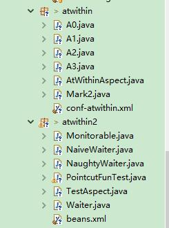Spring-AOP @AspectJ切点函数之@within()和@target