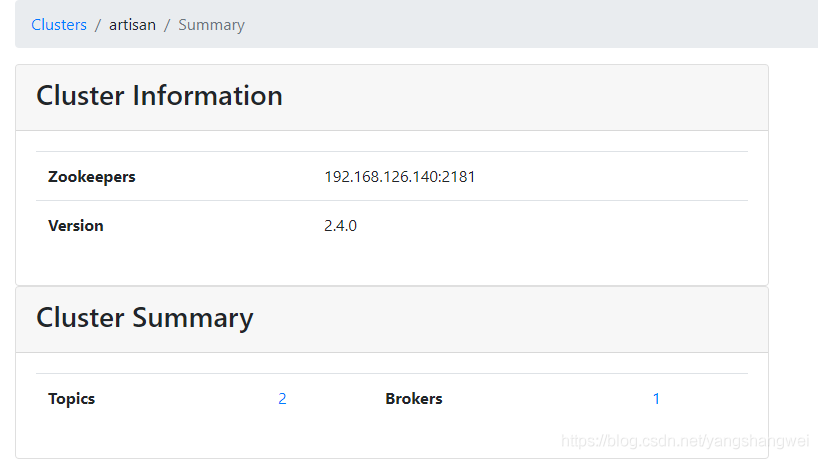 Apache Kafka-CMAK(kafka manager)安装部署使用