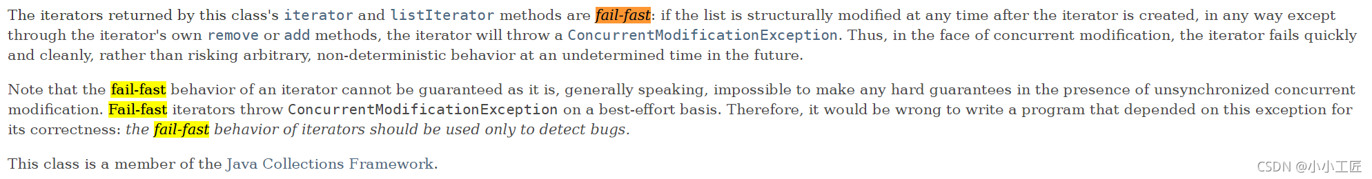 Java - Java集合中的快速失败Fail Fast 机制
