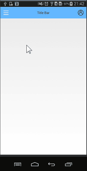 使用DrawerLayout实现侧拉菜单