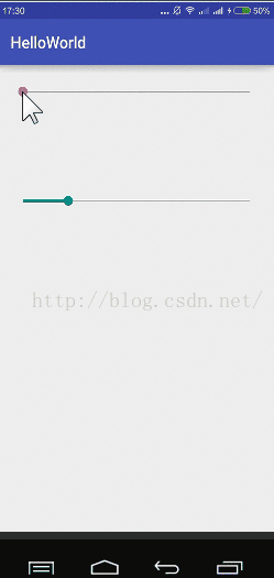 DiscreteSeekBar使用简介，一个带气泡的SeekBar