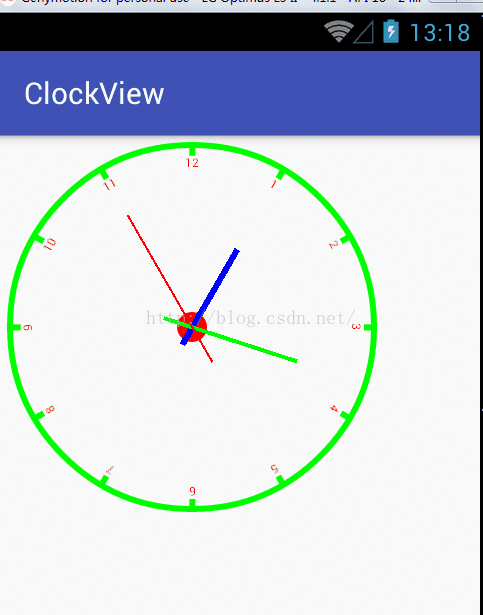 android自定义View之钟表诞生记