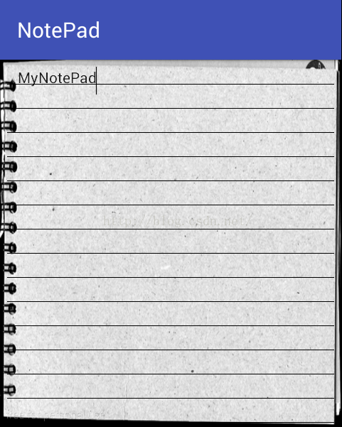 android自定义View之NotePad出鞘记