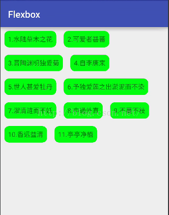 Android开发之玩转FlexboxLayout布局