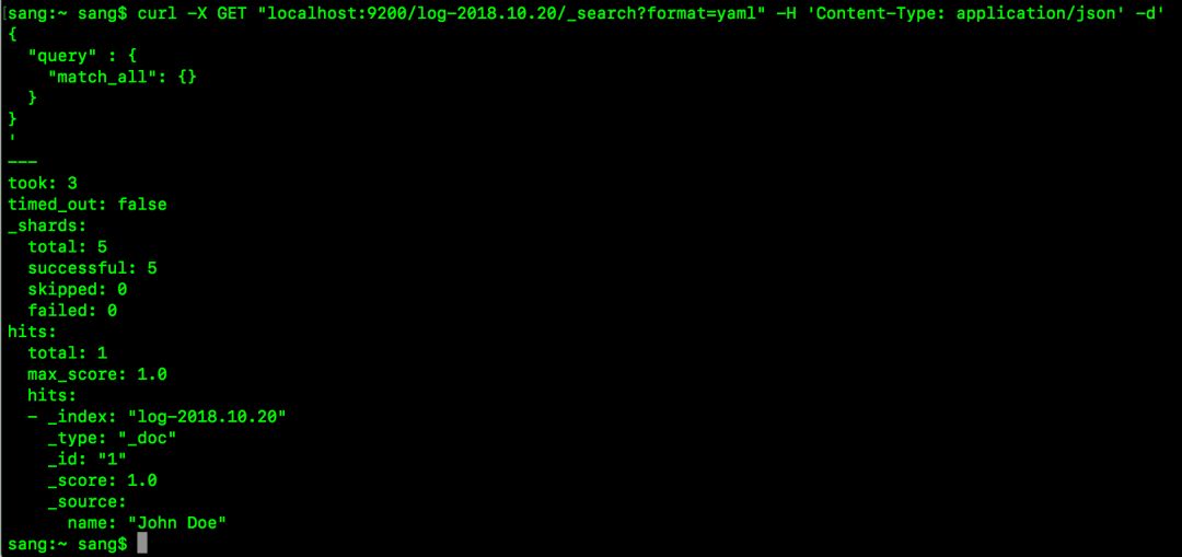 elasticsearch API约定(二)